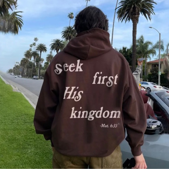 Seek First His Kingdom Hoodie - Picture 2 of 2